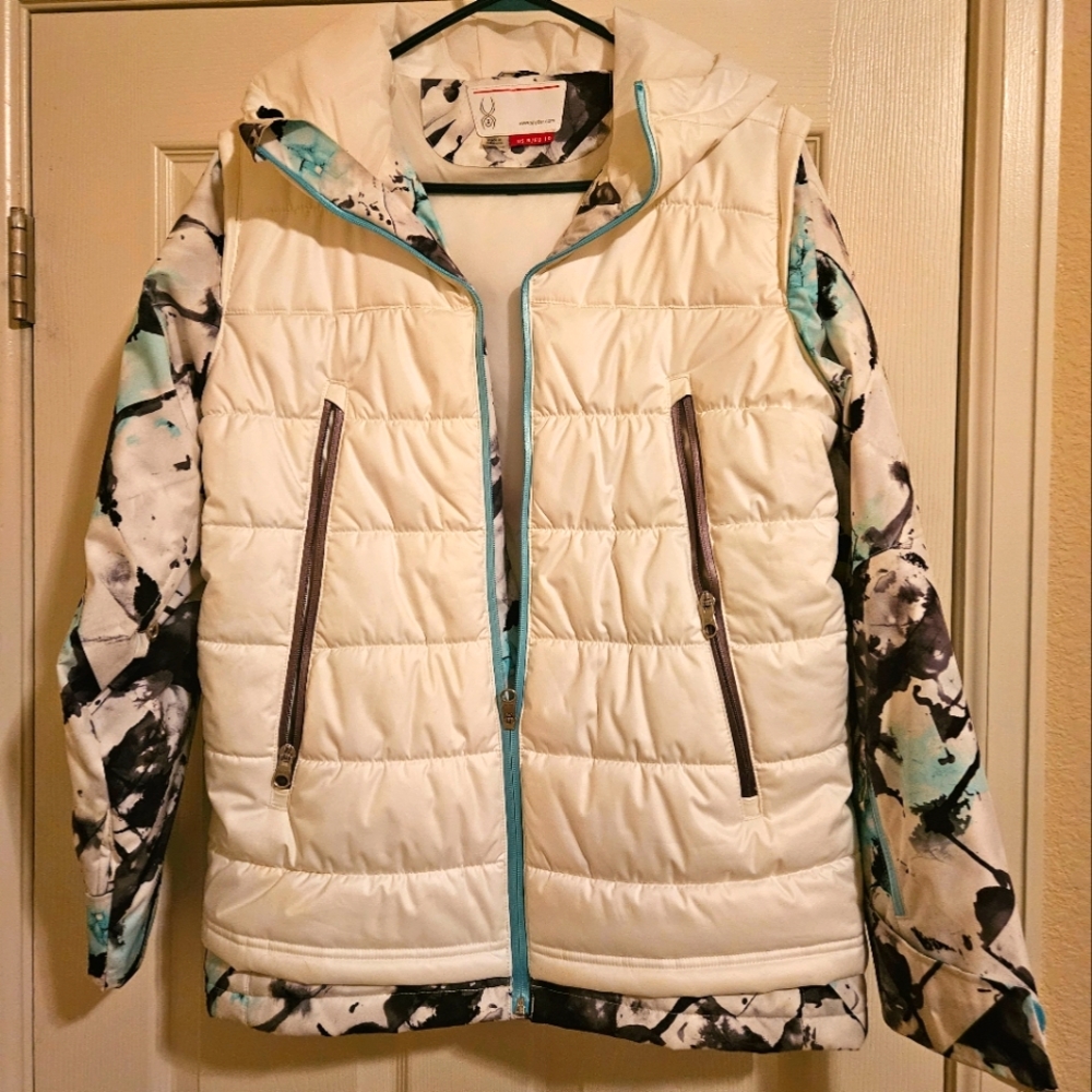 Womens size 8 ski Spyder Moxie Freeze jacket